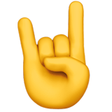 rock hand emoji