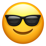 face with sunglasses emoji