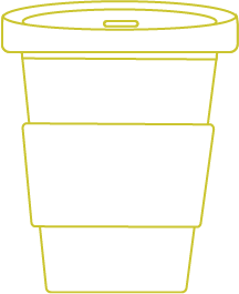 a to-go coffee cup
